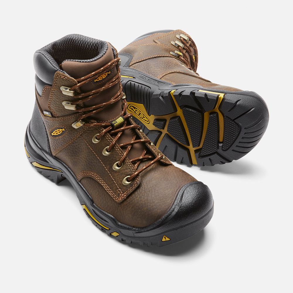 Botte de Travail Keen Homme Marron | Mt Vernon 6\" (Soft Toe) | UAZLX-4107